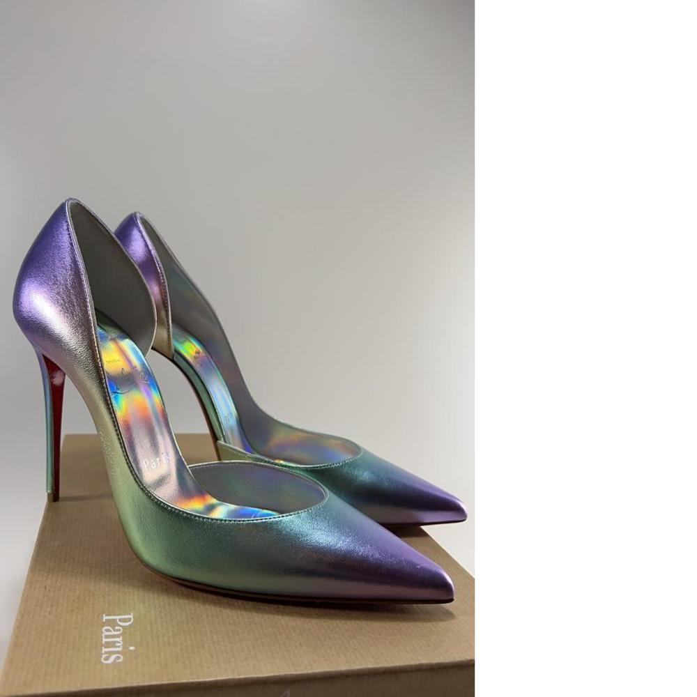100mm Purple Ombre Licorne AB Unicorn Iriza Gradient Pumps E494